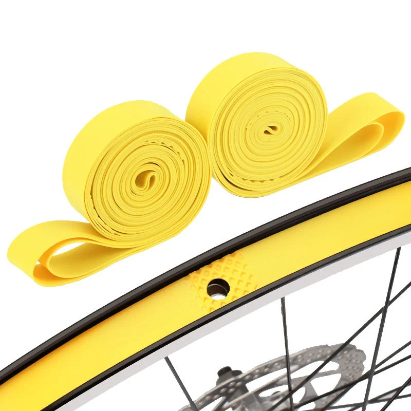 TOOPRE Bicycle Tire Liners for Road and Mountain Bikes 26-inch 27.5-inch 29-inch Puncture Protection PVC Rim Strips