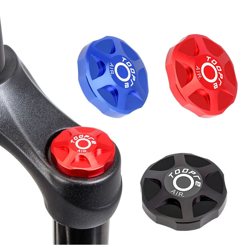 TOOPRE Mountain Bike Shock Absorber Fork Shoulder Cap Aluminum Alloy Air Chamber Cap Dustproof Cover