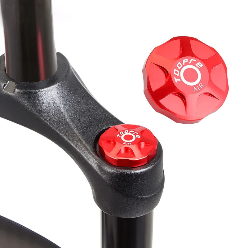 TOOPRE Mountain Bike Shock Absorber Fork Shoulder Cap Aluminum Alloy Air Chamber Cap Dustproof Cover