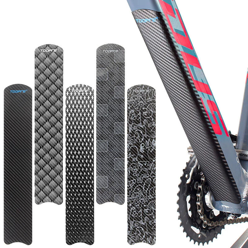 TOOPRE Bicycle Chainstay Protector Decals Frame Protection Stickers for Mountain and Road Bikes