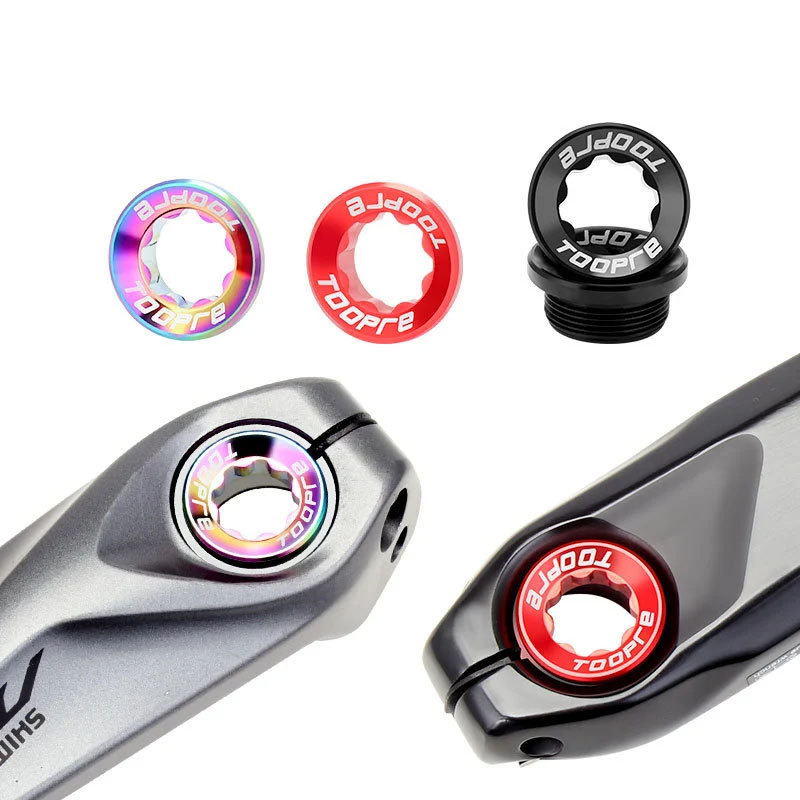 TOOPRE Colorful Aluminum Alloy Crankset Cover Screws for Mountain Bikes