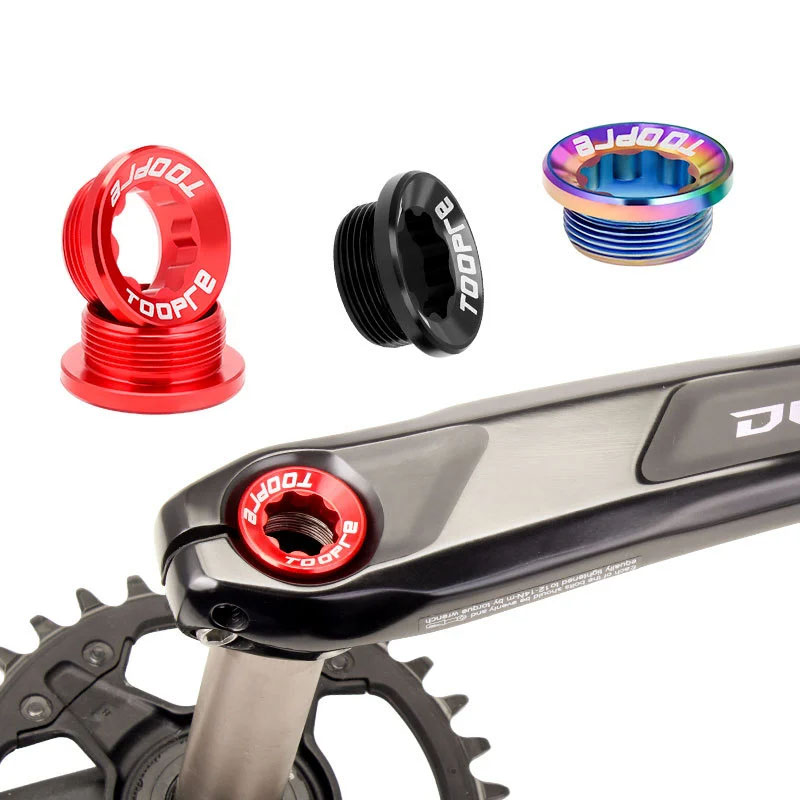 TOOPRE Colorful Aluminum Alloy Crankset Cover Screws for Mountain Bikes