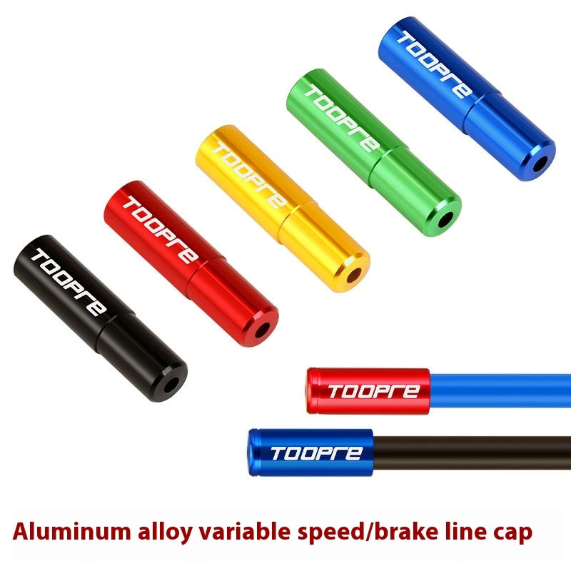 TOOPRE Brake Shifter Cable End Caps Mountain Road Bicycle 4/5mm Aluminum Alloy Cable Housing Ferrules Inner Cable End Caps