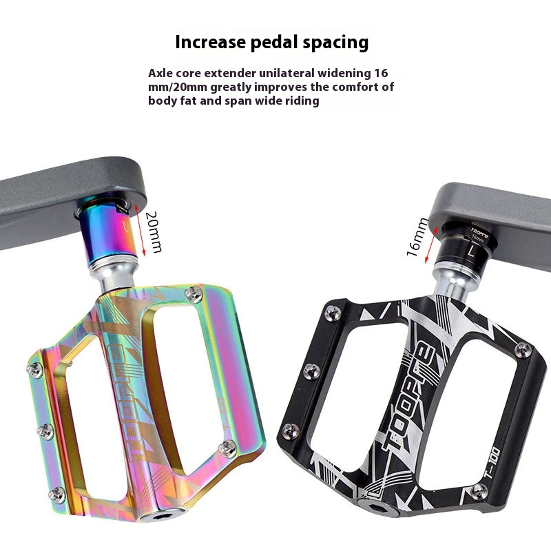 TOOPRE Mountain Road Bike Pedal Extenders Pedal Axle Crankset Extension Lengthening Accessories