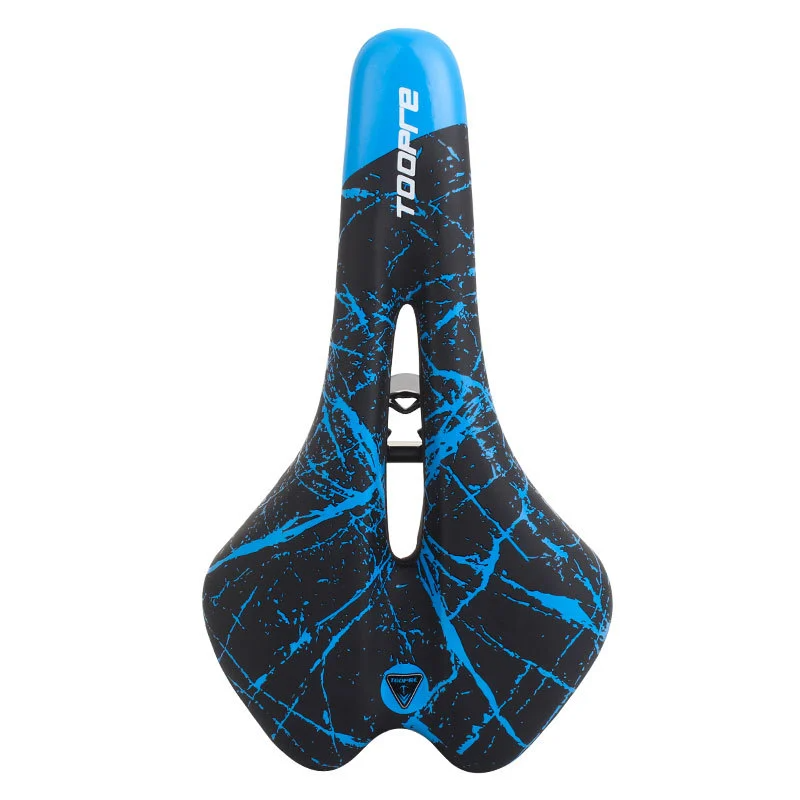 TOOPRE Bicycle Saddle Super Soft Seat Mountain Bike Comfortable Seat Cushion Colorful Bike Saddle