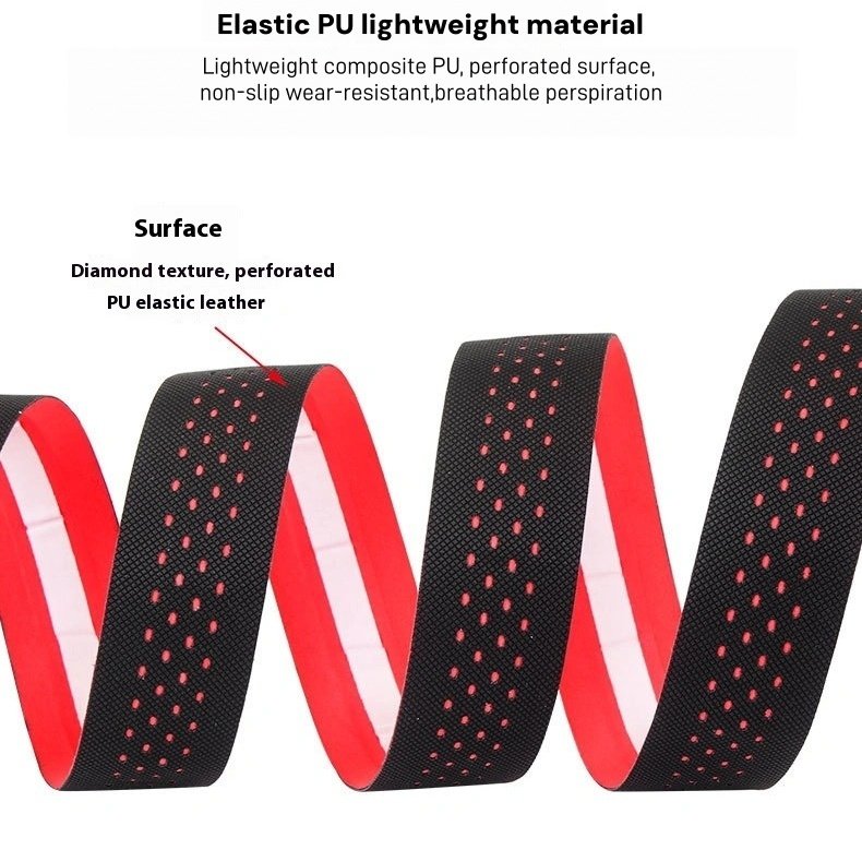 TOOPRE Perforated Road Bike Handlebar Tape – Breathable, Anti-Slip PU+EVA Wrap for Road/Fixed Gear Bikes (Multiple Colors)