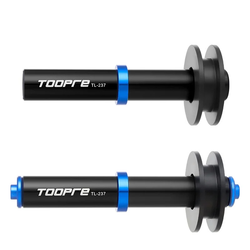 TOOPRE Bike Chain Fixer Virtual Flywheel Tensioner for Mountain & Road Bikes Thru-Axle & Quick-Release Universal