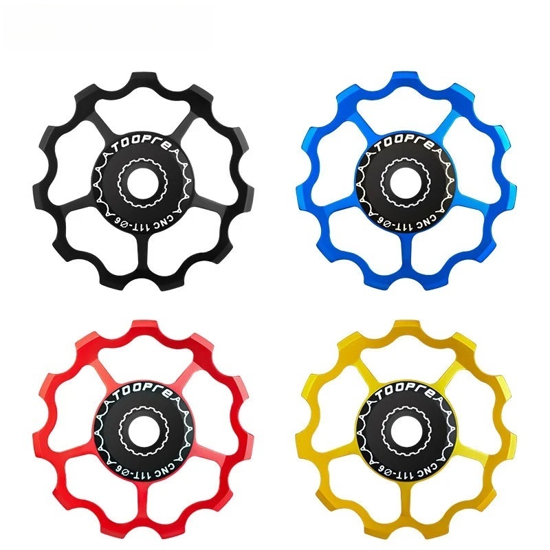 TOOPRE Rear Derailleur Pulley for Bicycles Steel Bearing Gear for 11T 13T Transmission of Mountain and Road Bikes