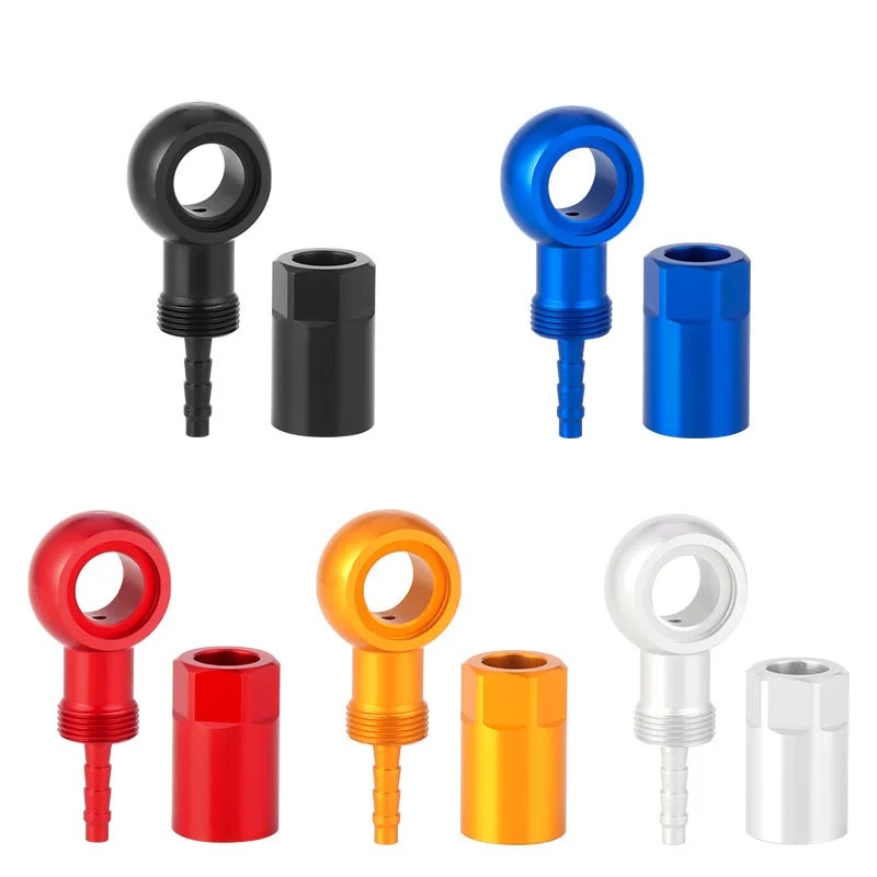 TOOPRE Five-Line Type Hydraulic Needle Hydraulic Disc Brake Connector for Mountain Bikes Compatible with SLX XT XTR Hydraulic Disc Brakes