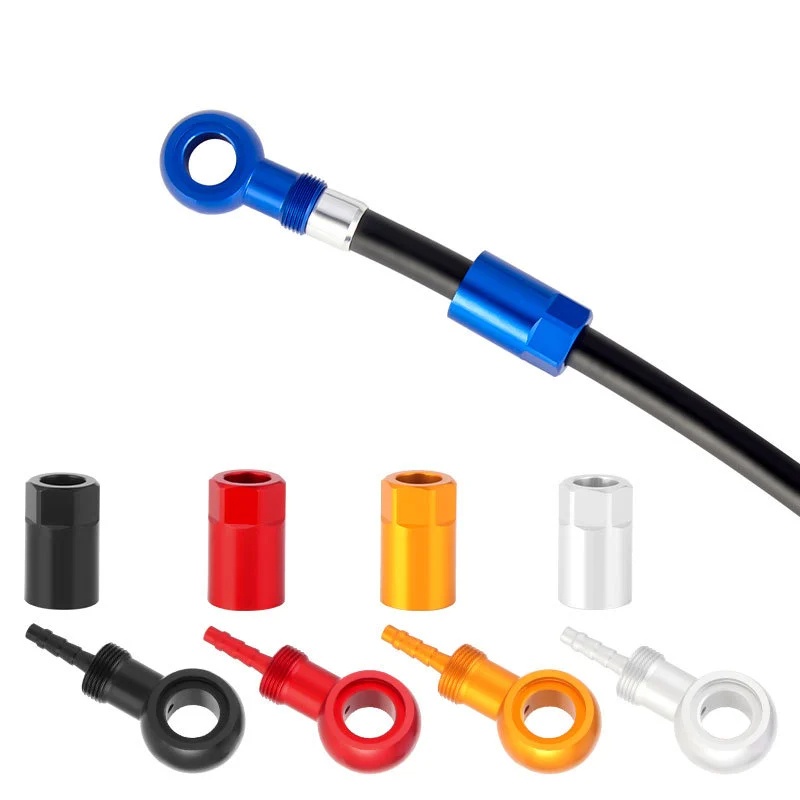 TOOPRE Five-Line Type Hydraulic Needle Hydraulic Disc Brake Connector for Mountain Bikes Compatible with SLX XT XTR Hydraulic Disc Brakes