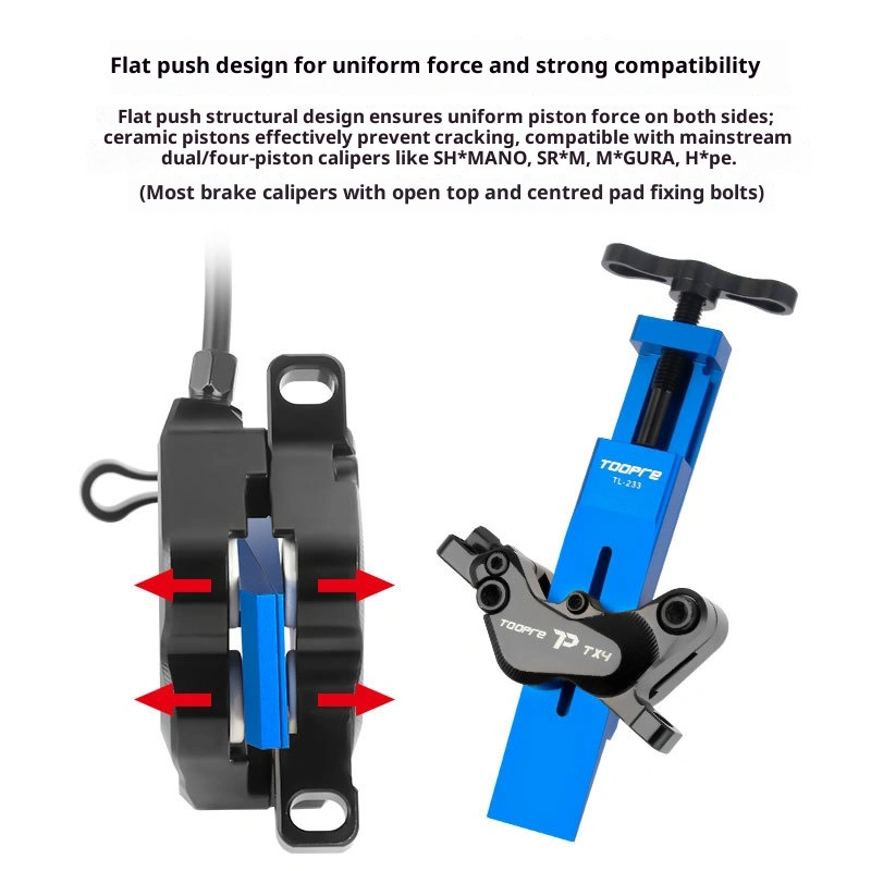 TOOPRE Mountain Bike Hydraulic Disc Brake Piston Reset Tool Road Bike Brake Caliper Hydraulic Caliper Reset